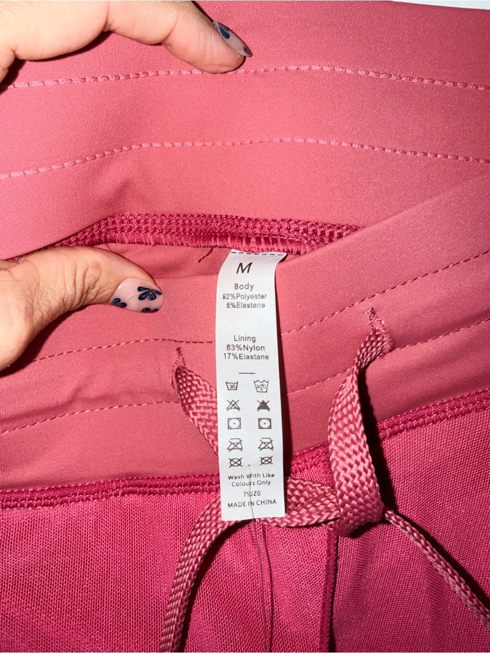 Halara NWT Flowy High Rise 2-in-1 Skort Built In Shorts Raspberry Red M - Picture 6 of 6